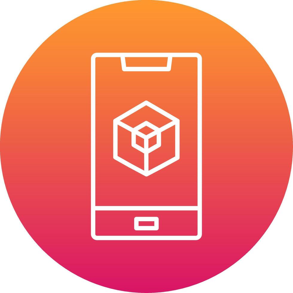 Augmented Reality Icon Design Symbol vector
