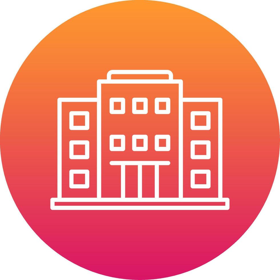 Hotel Icon Design Symbol vector