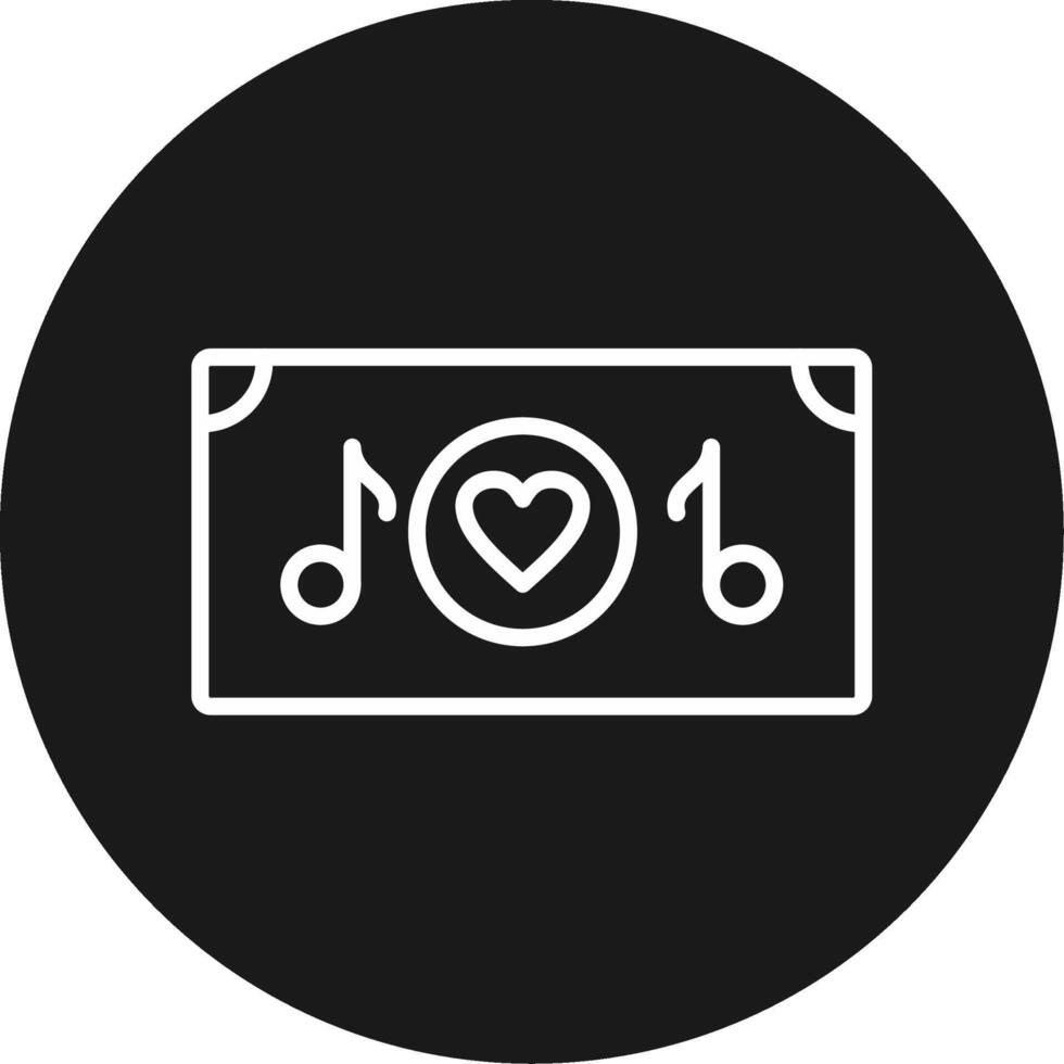 Love Song Icon Design Symbol vector