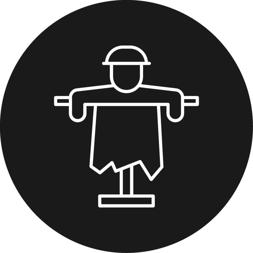 Scarecrow Icon Design Symbol vector