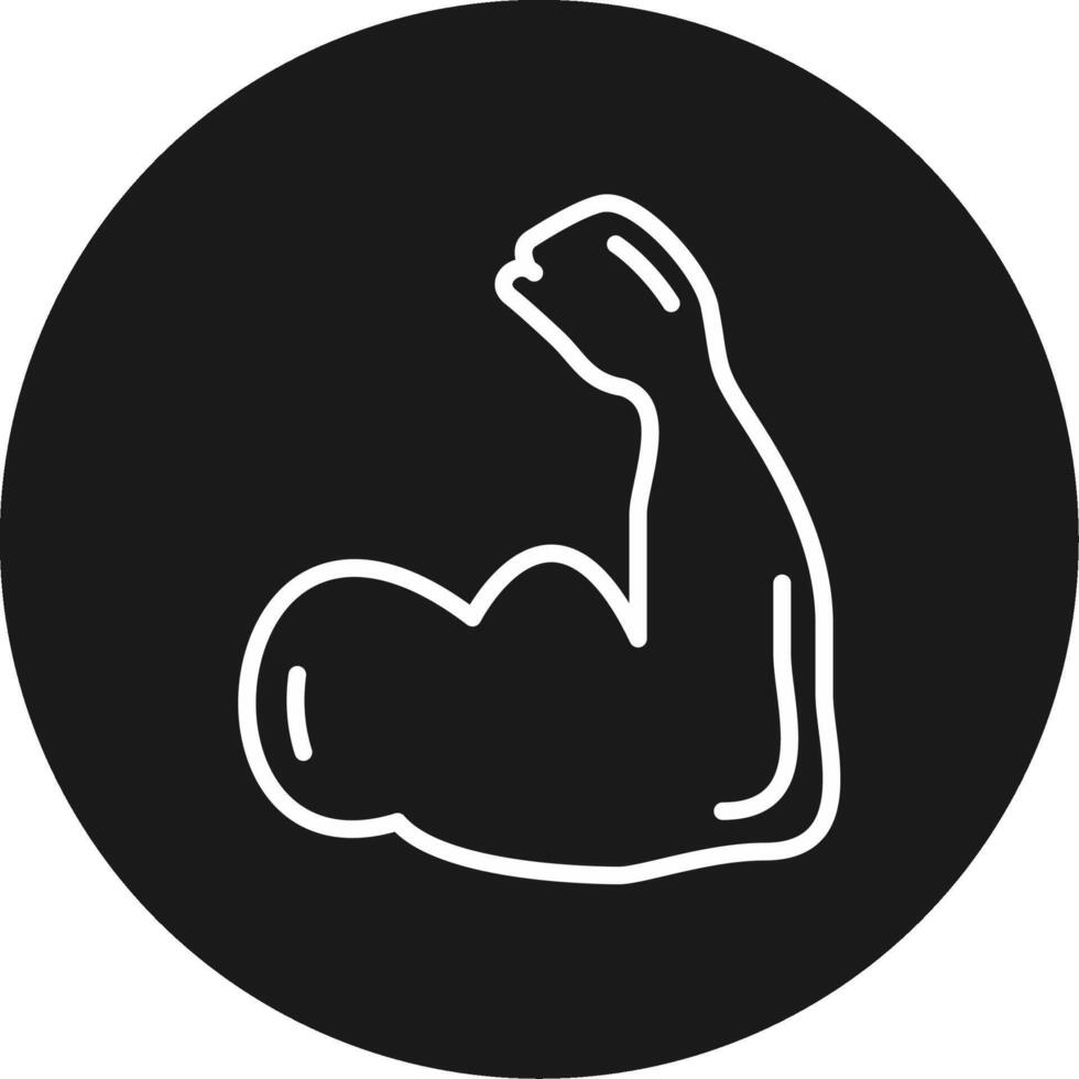 Muscle Icon Design Symbol vector
