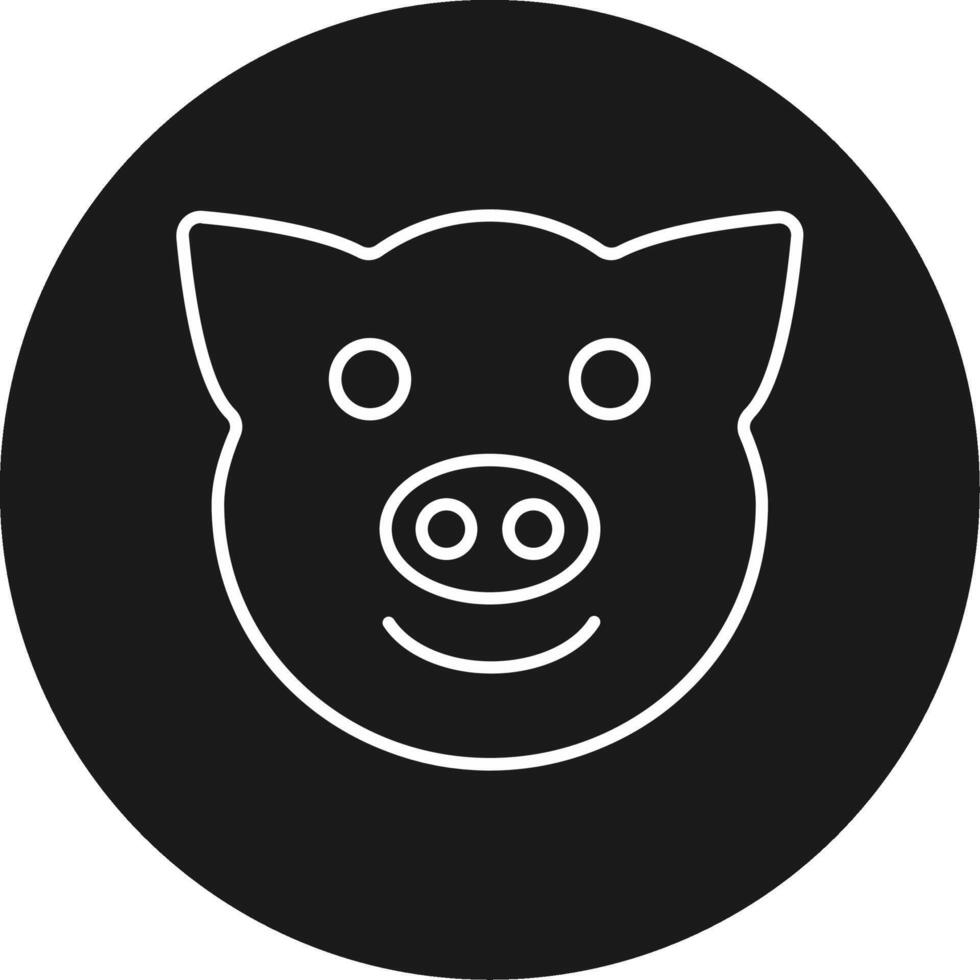 Pig Icon Design Symbol vector