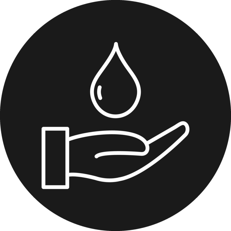 Save Water Icon Design Symbol vector