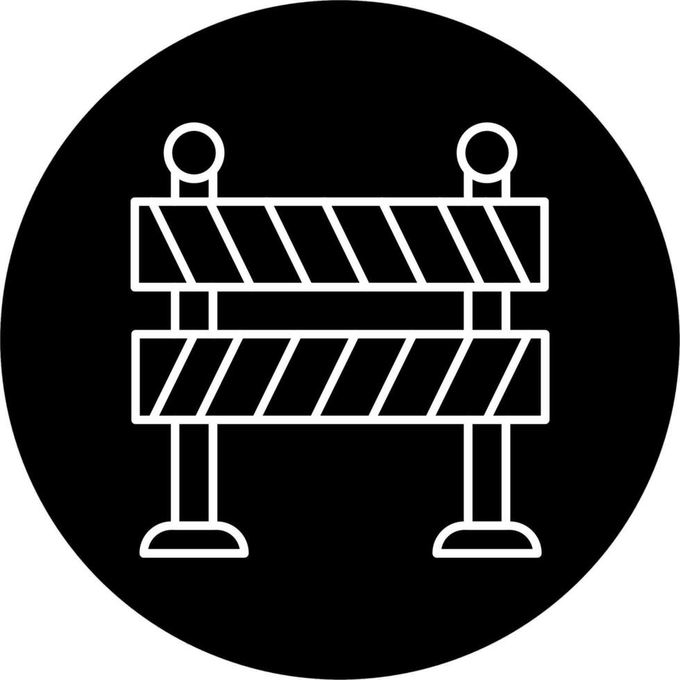 Road Barrier Icon Design Symbol vector