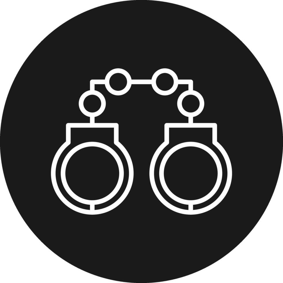 Handcuffs Icon Design Symbol vector