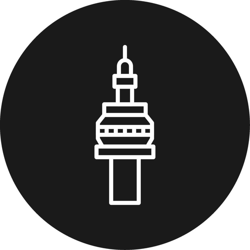 Cn Tower Icon Design Symbol vector