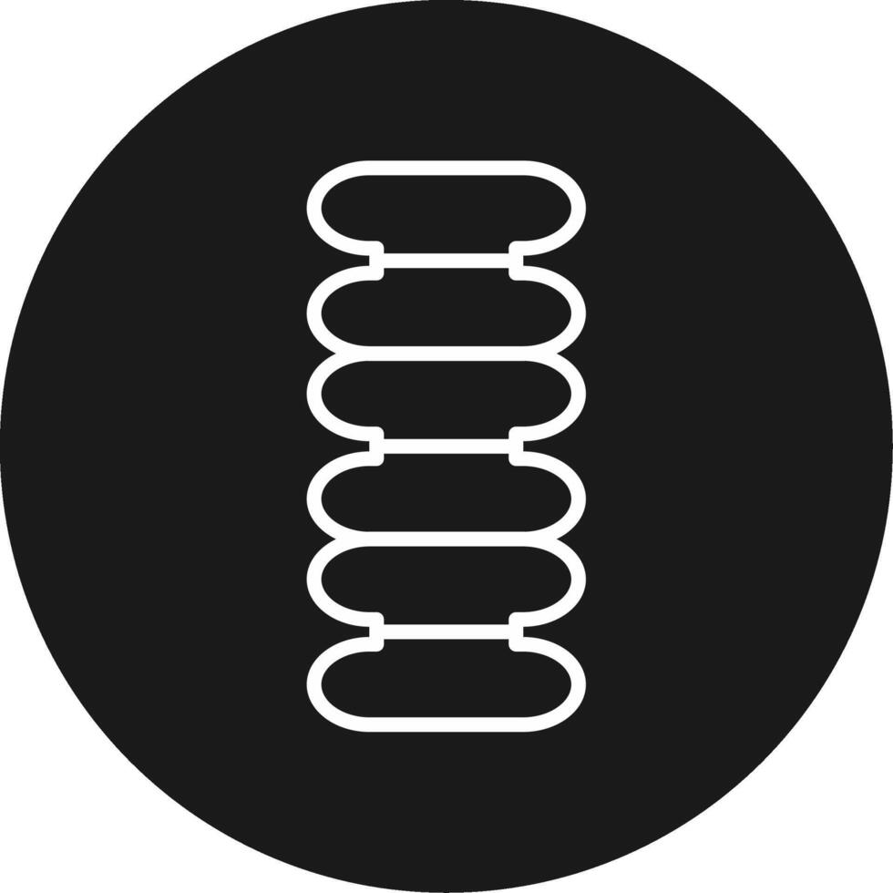 Spine Icon Design Symbol vector