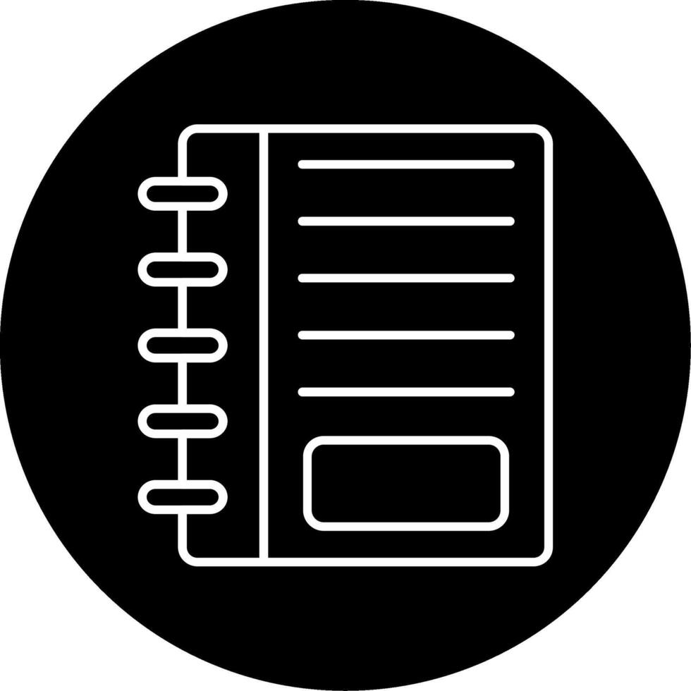 Diary Icon Design Symbol vector