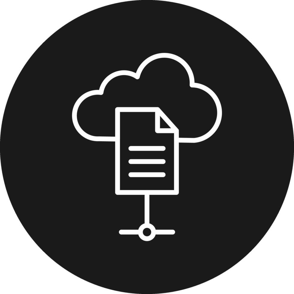 Cloud Storage Icon Design Symbol vector