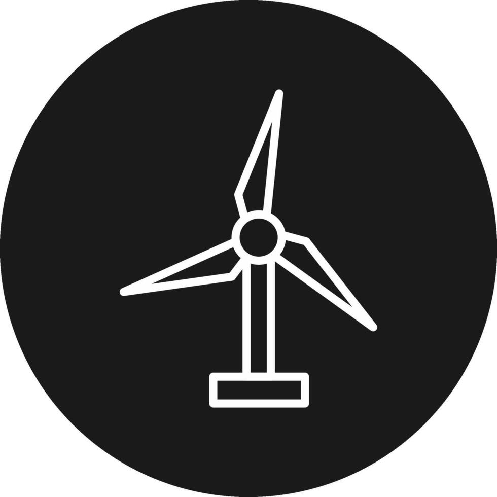 Wind Turbine Icon Design Symbol vector