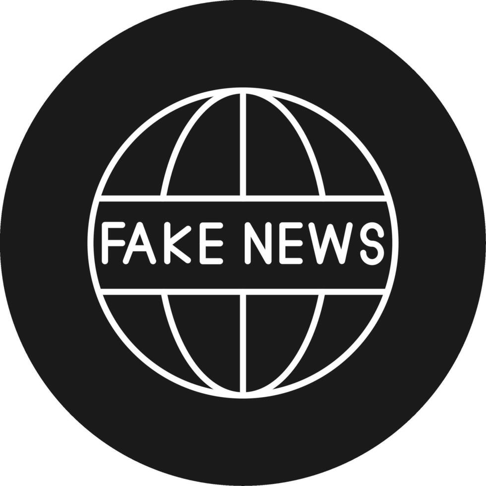 Fake News Icon Design Symbol vector