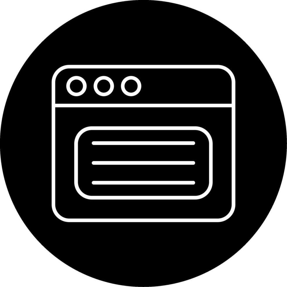 Web Browser Icon Design Symbol vector