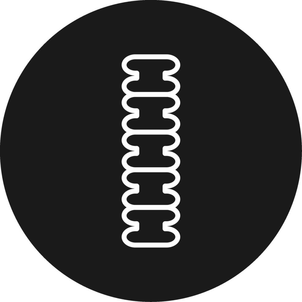 Spine Icon Design Symbol vector