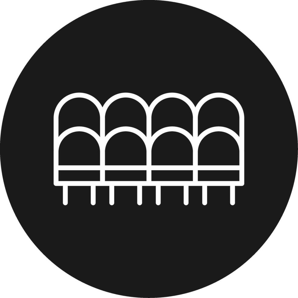 Grandstand Icon Design Symbol vector