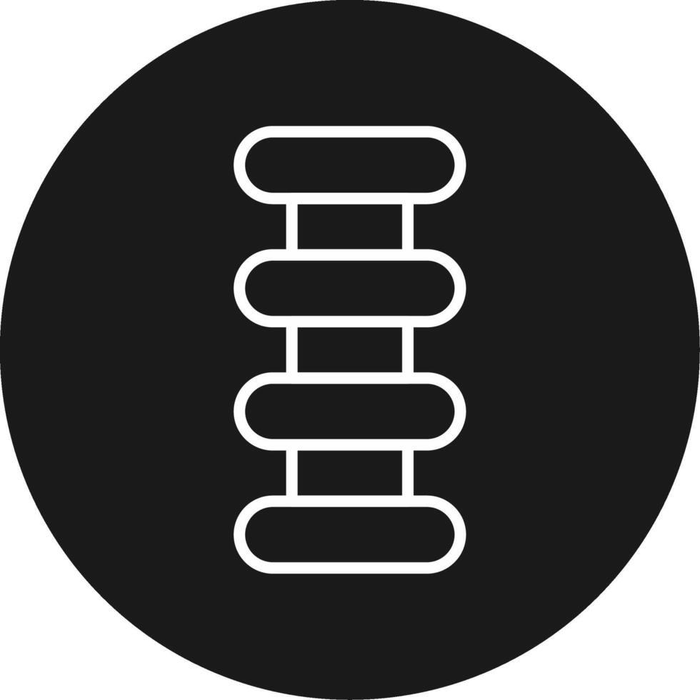 Spine Icon Design Symbol vector