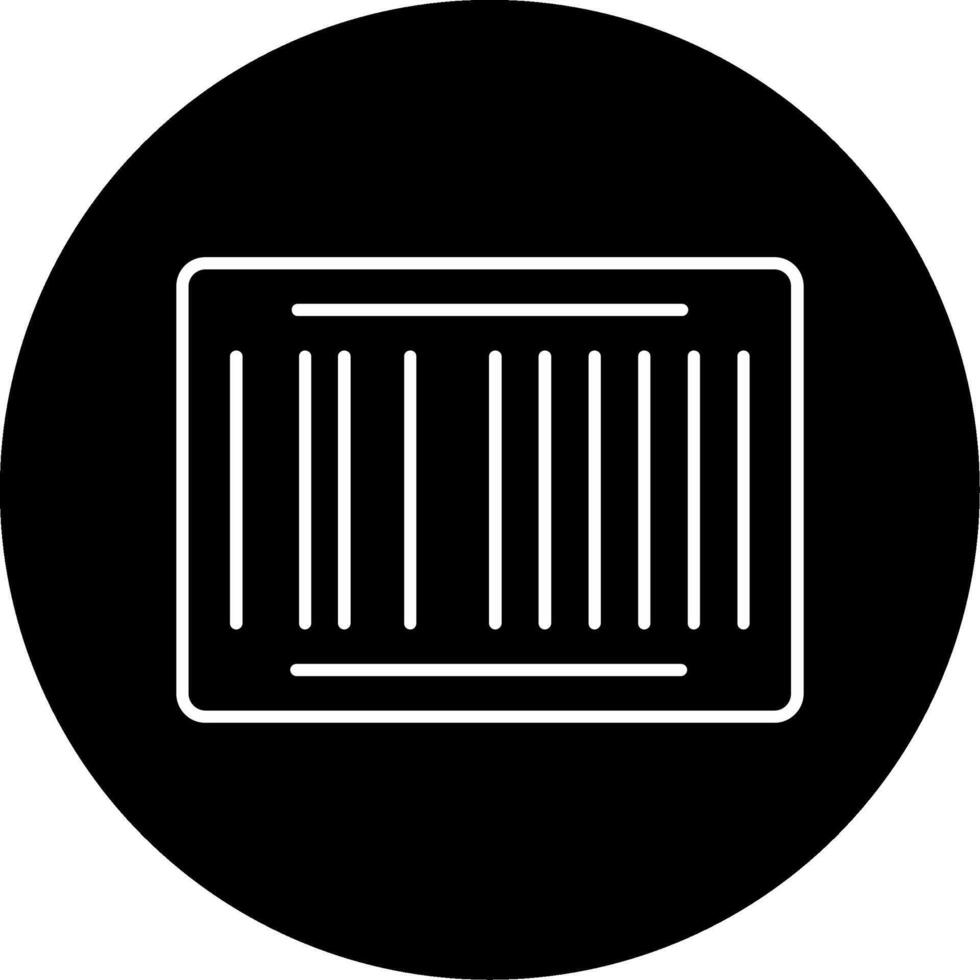 Bar Code Icon Design Symbol vector