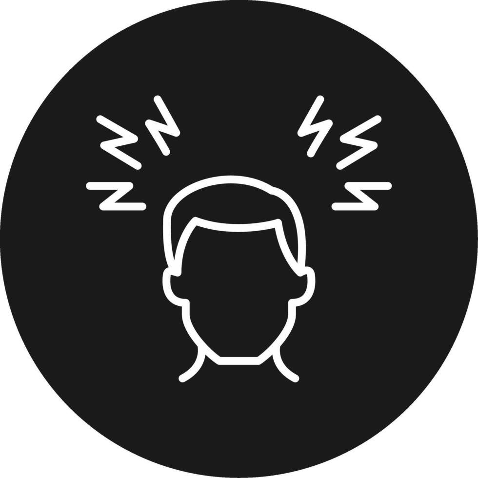 Headache Icon Design Symbol vector