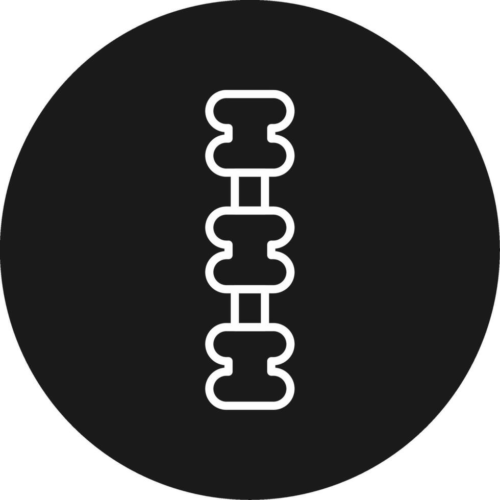 Spine Icon Design Symbol vector