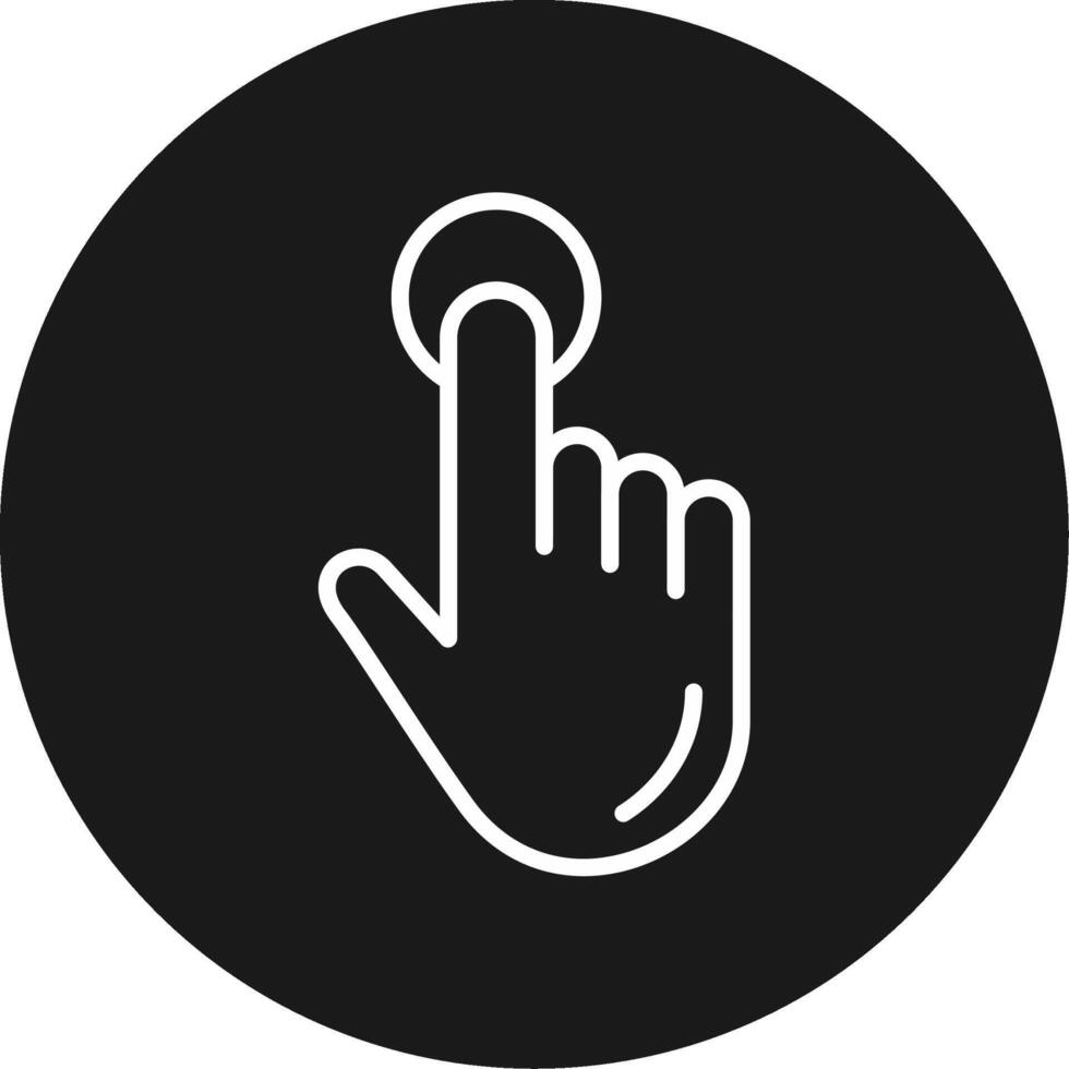 Tap Icon Design Symbol vector