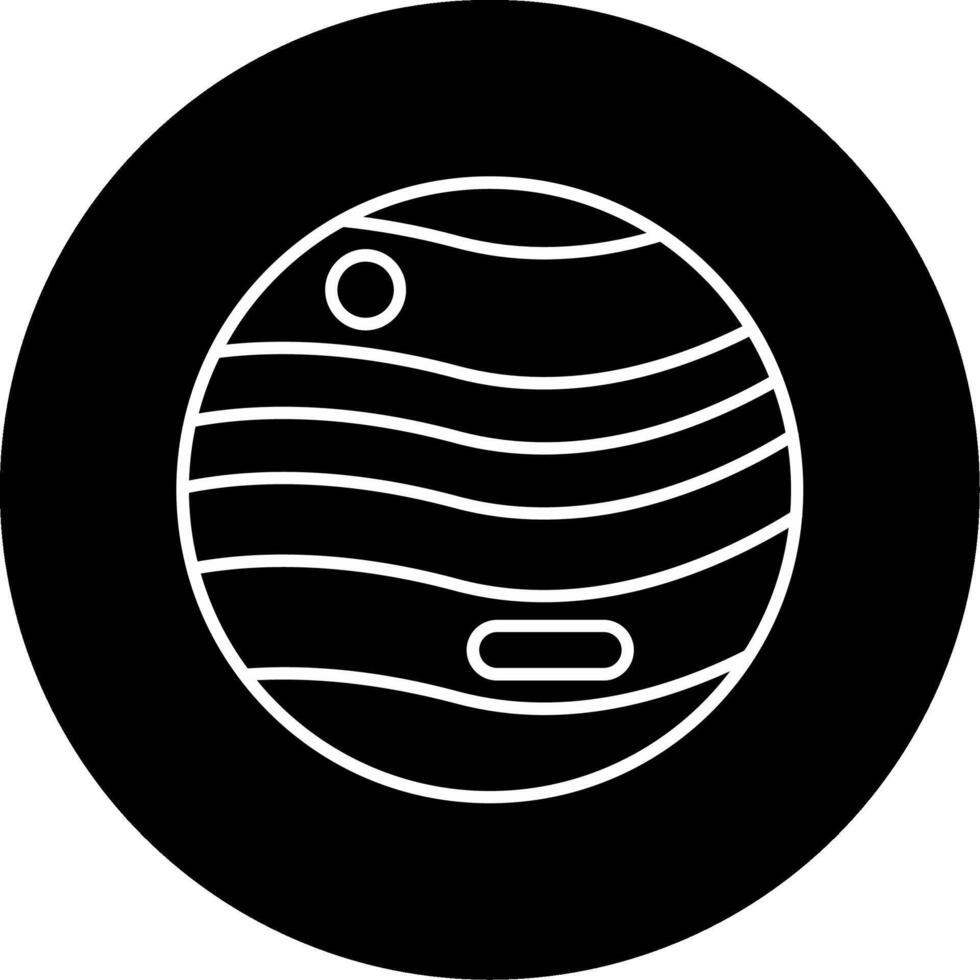 Jupiter Icon Design Symbol vector