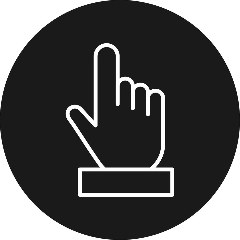 One Finger Icon Design Symbol vector