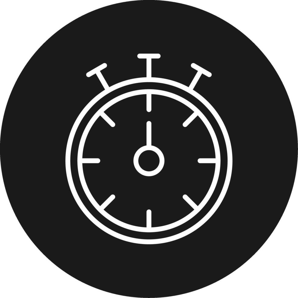 Chronometer Icon Design Symbol vector