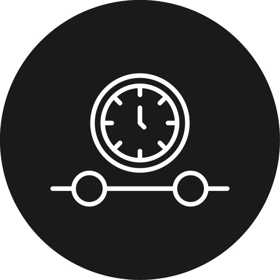 Clock Time Icon Design Symbol vector
