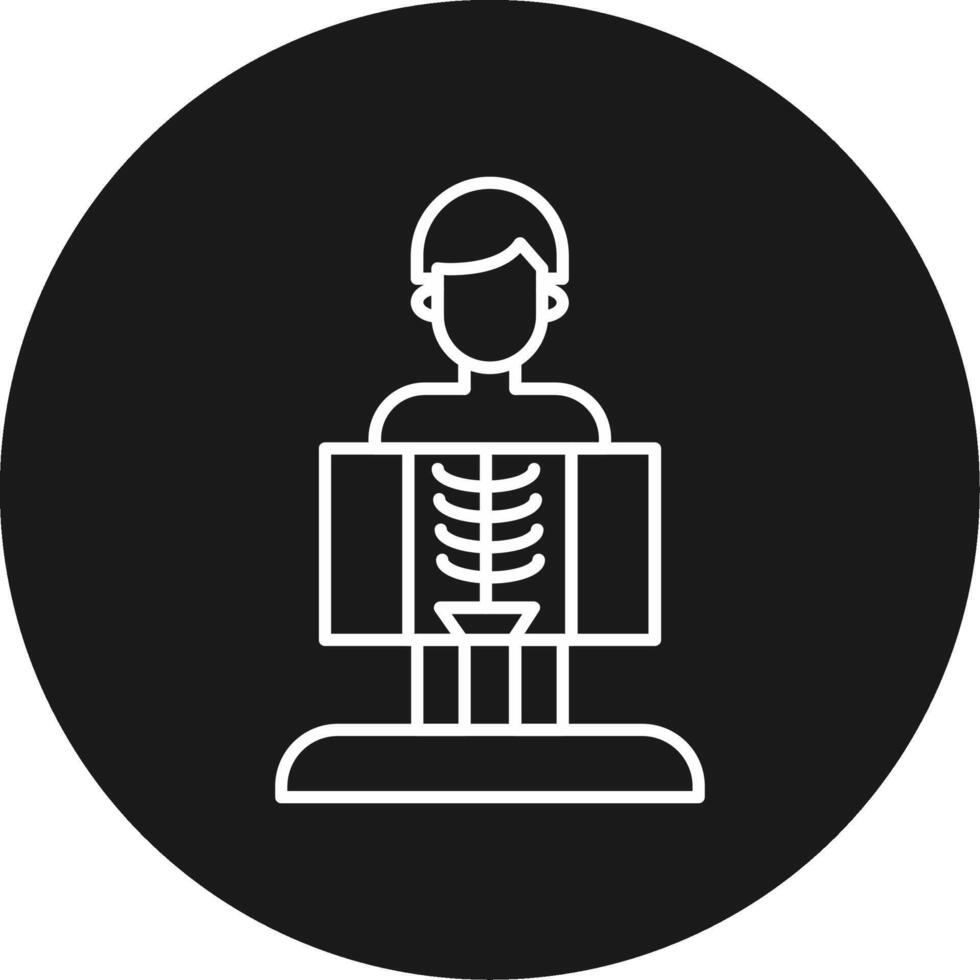 X Ray Icon Design Symbol vector