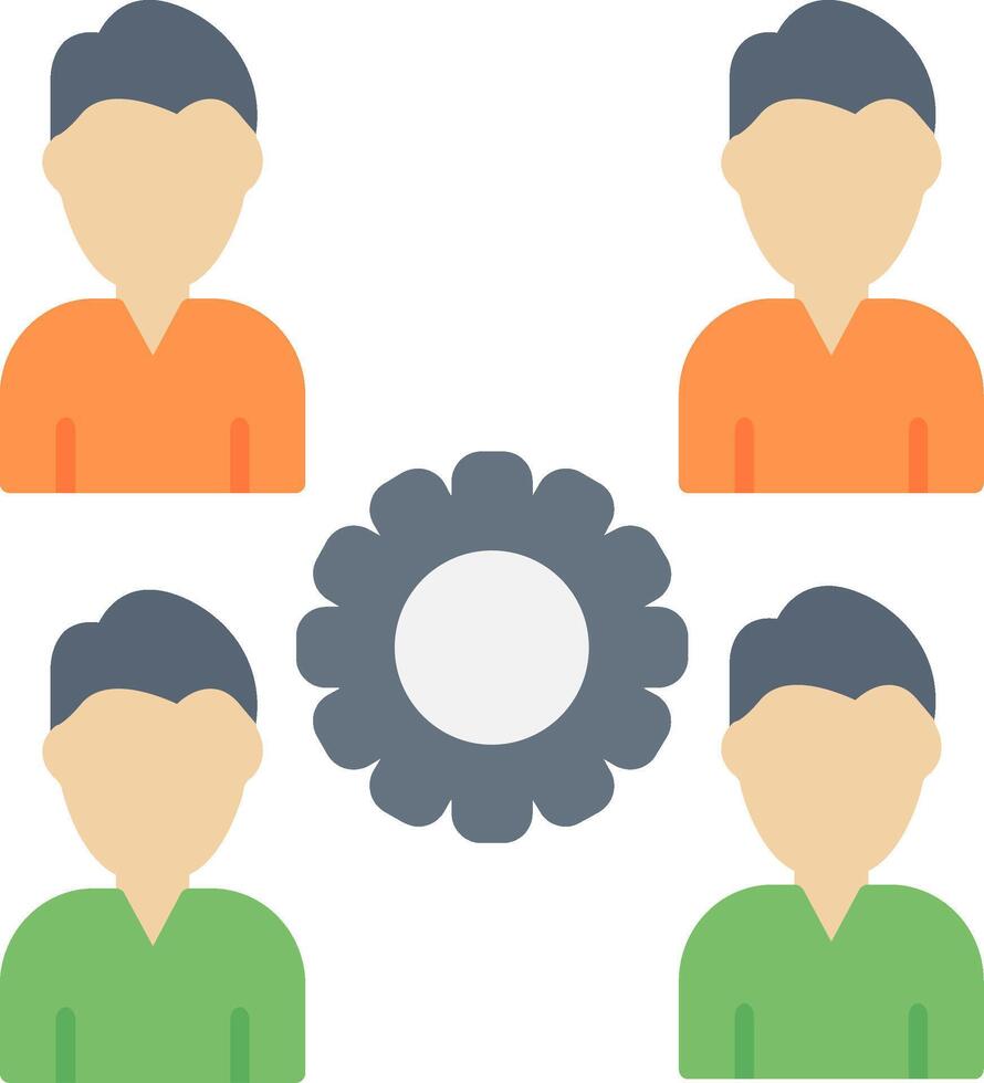 Team Icon Design Symbol vector