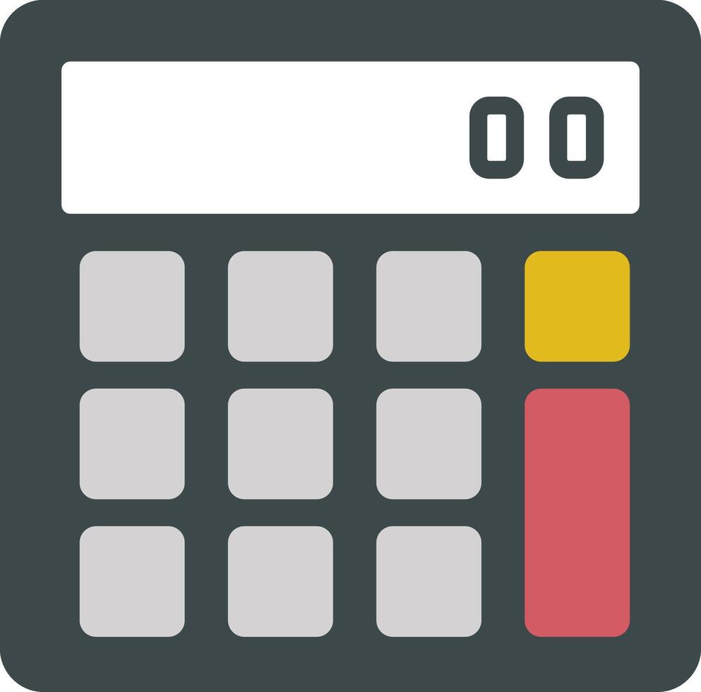 Calculator Icon Design Symbol vector