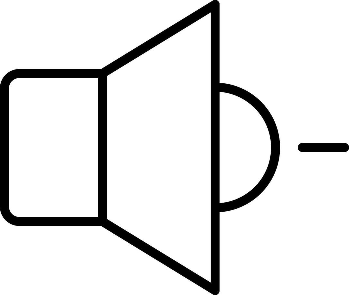 Volume Down Icon Design Symbol vector