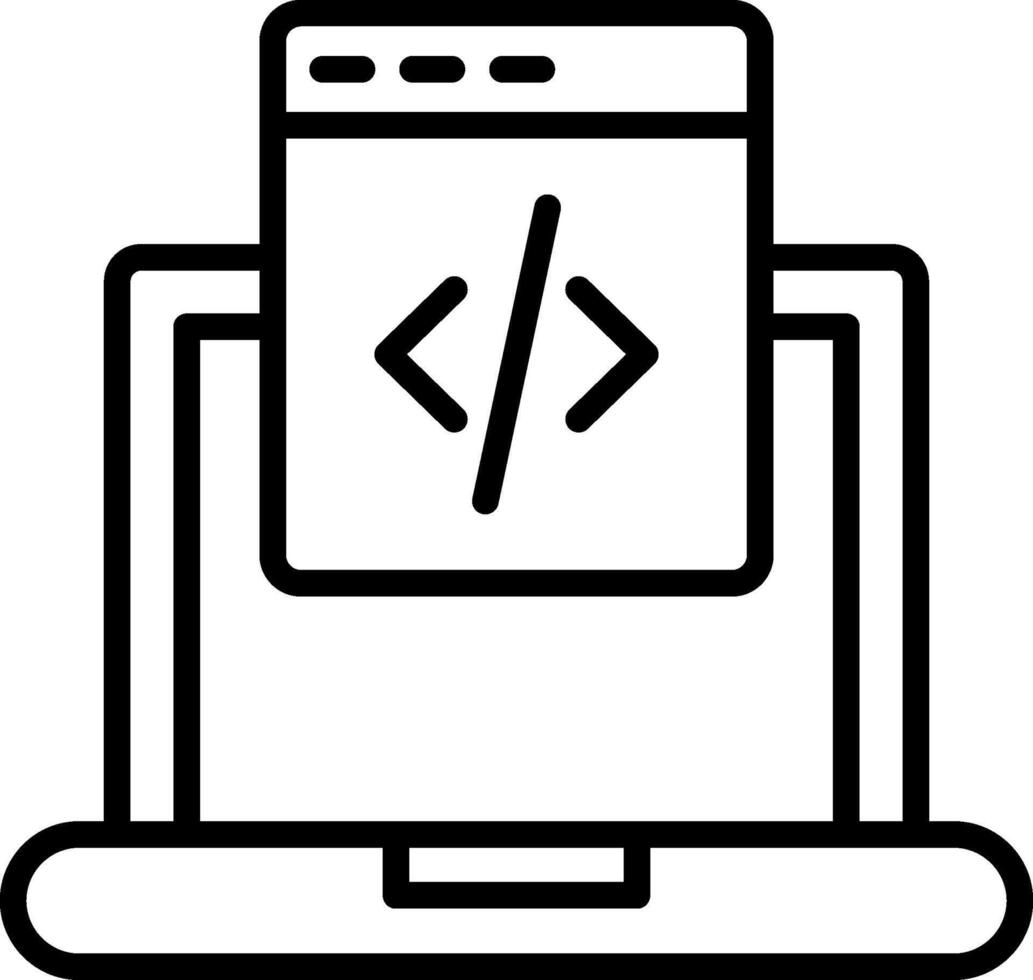 Web Development Icon Design Symbol vector