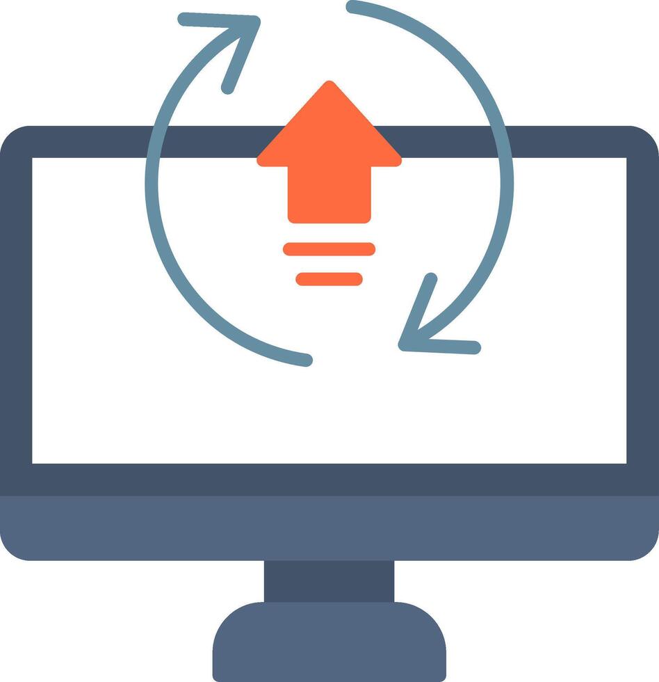 Upgrade Icon Design Symbol vector