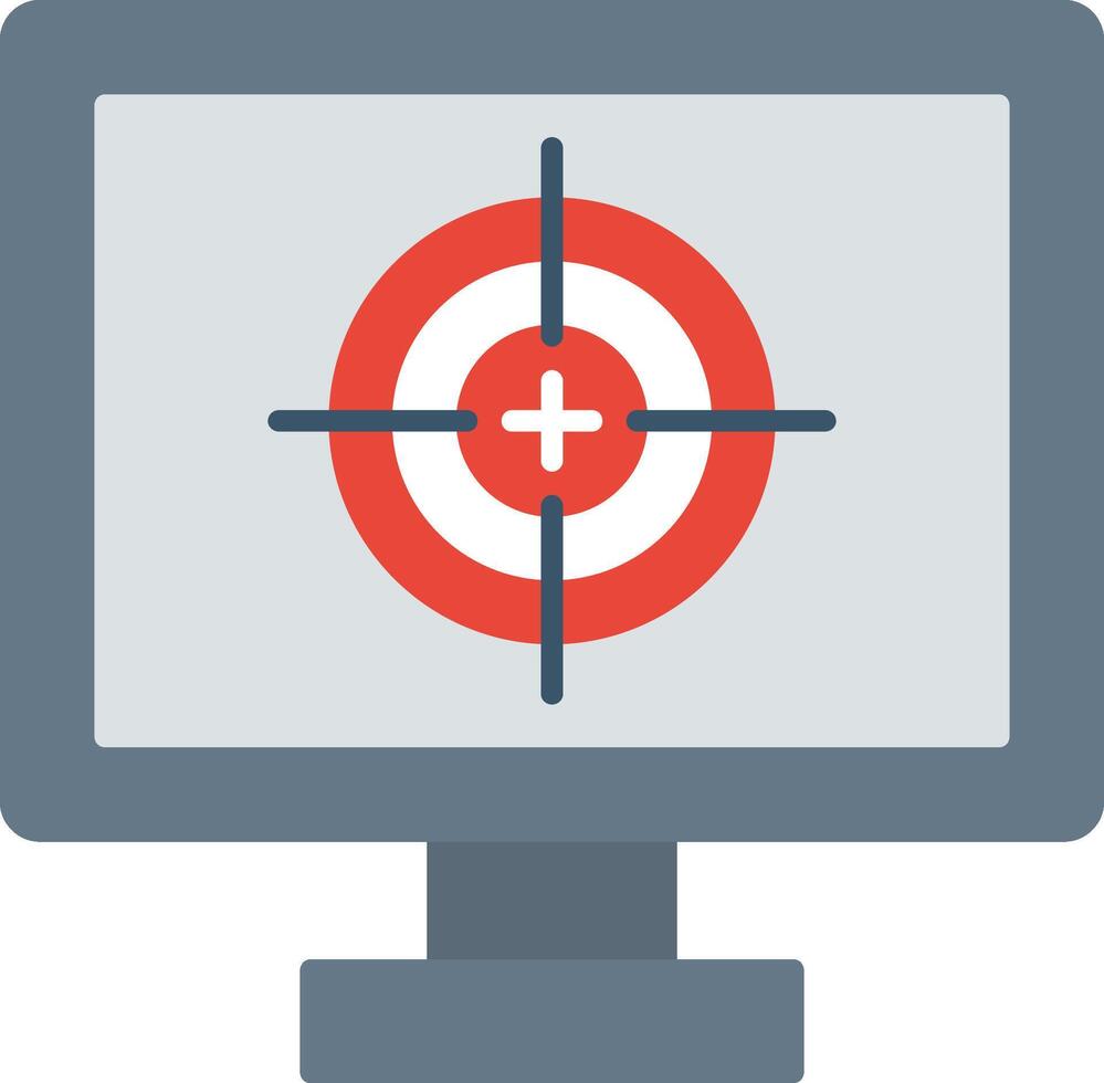 Target Icon Design Symbol vector