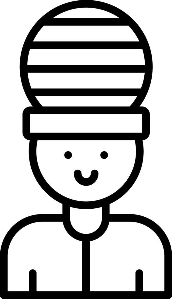 Rastaman Icon Design Symbol vector