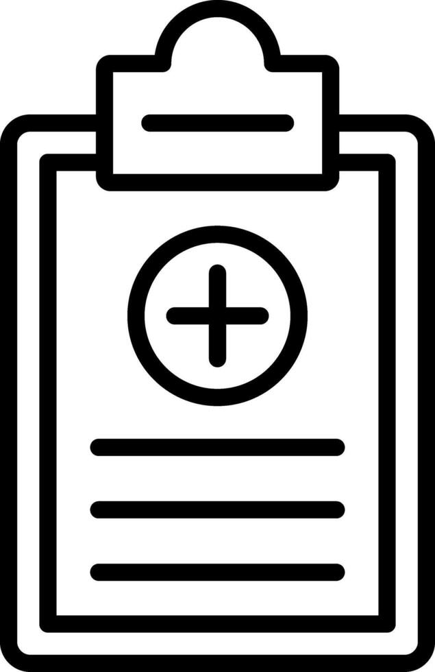 Medical History Icon Design Symbol vector