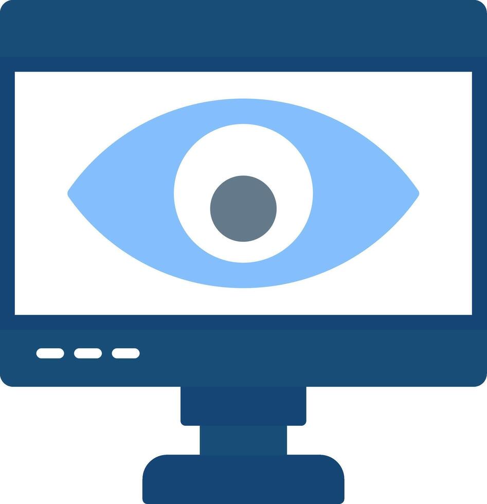 Monitor Icon Design Symbol vector