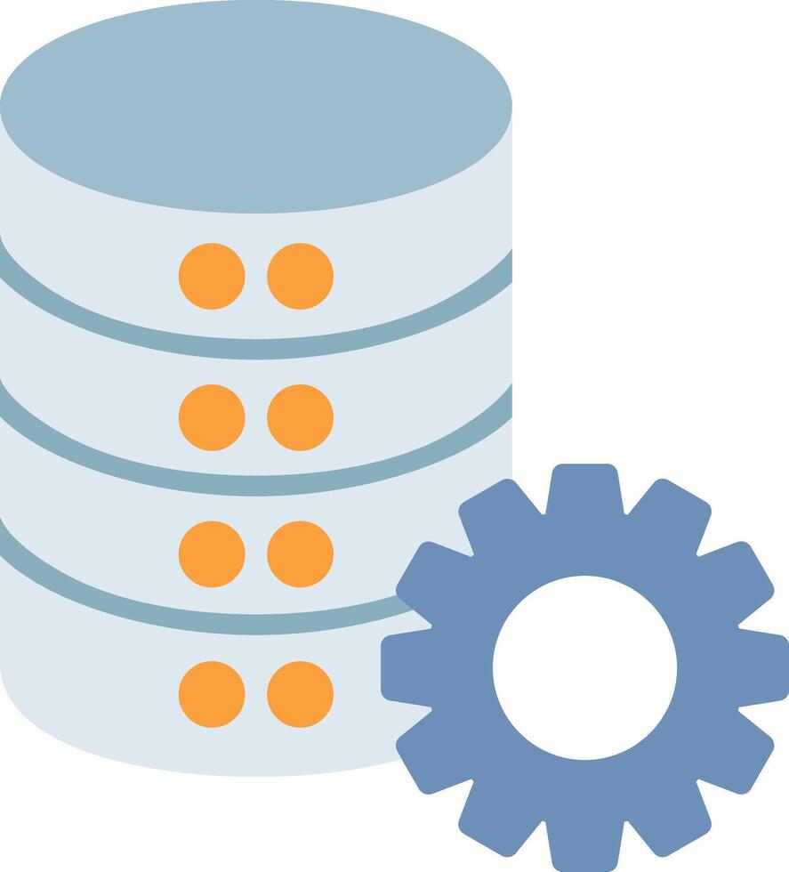 Database Management Icon Design Symbol vector