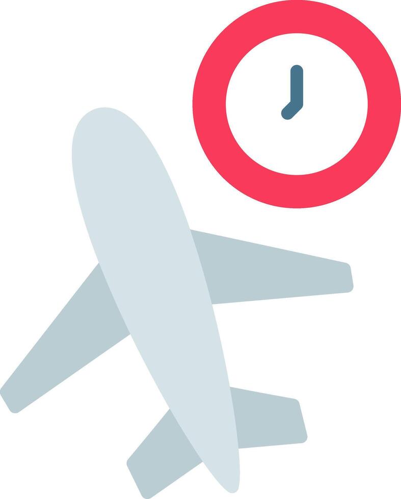 Flight Time Icon Design Symbol vector