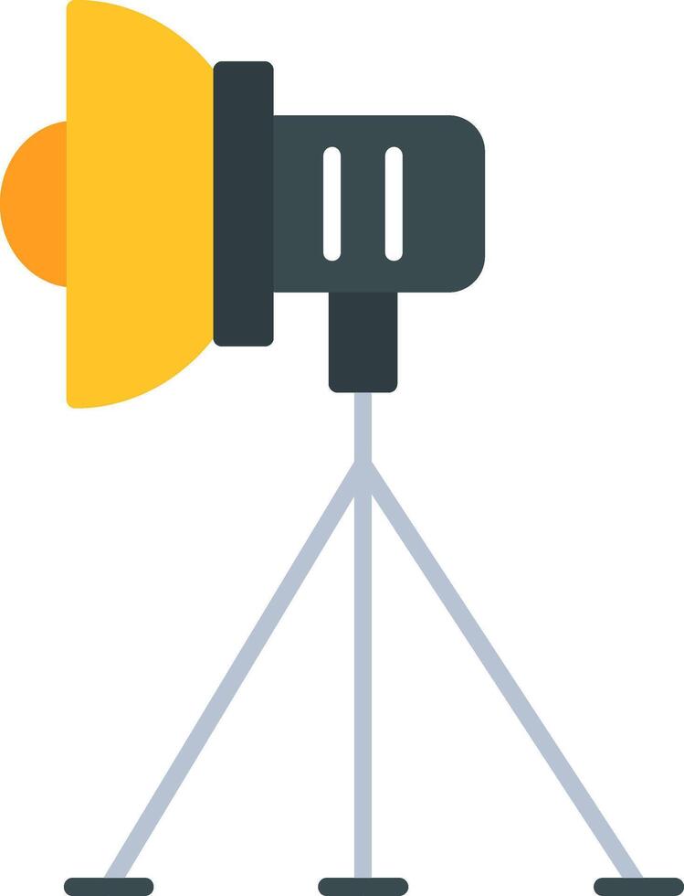 Studio Lighting Icon Design Symbol vector