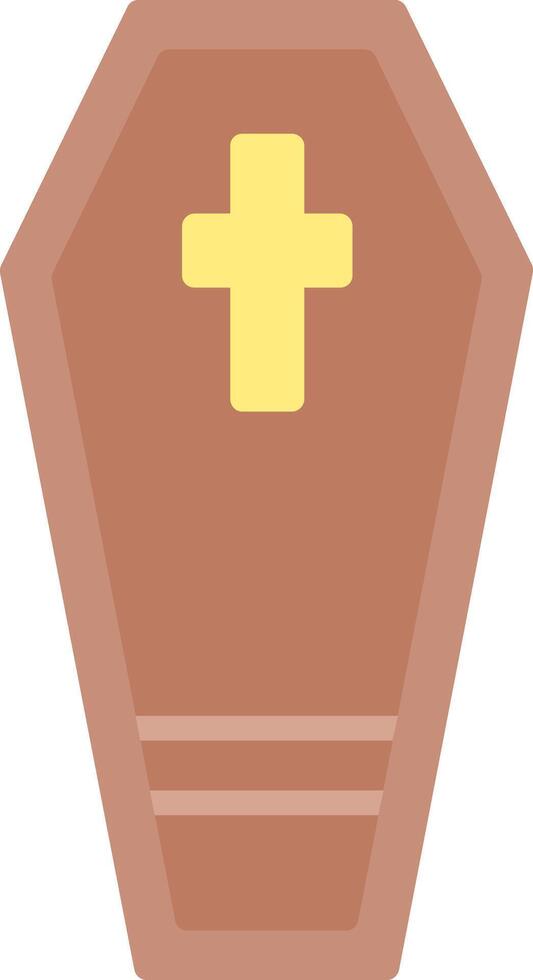 Coffin Icon Design Symbol vector