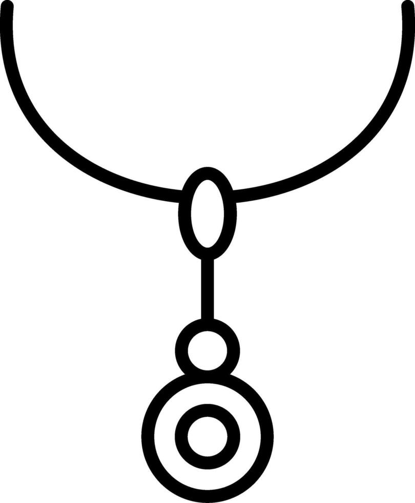Necklace Icon Design Symbol vector