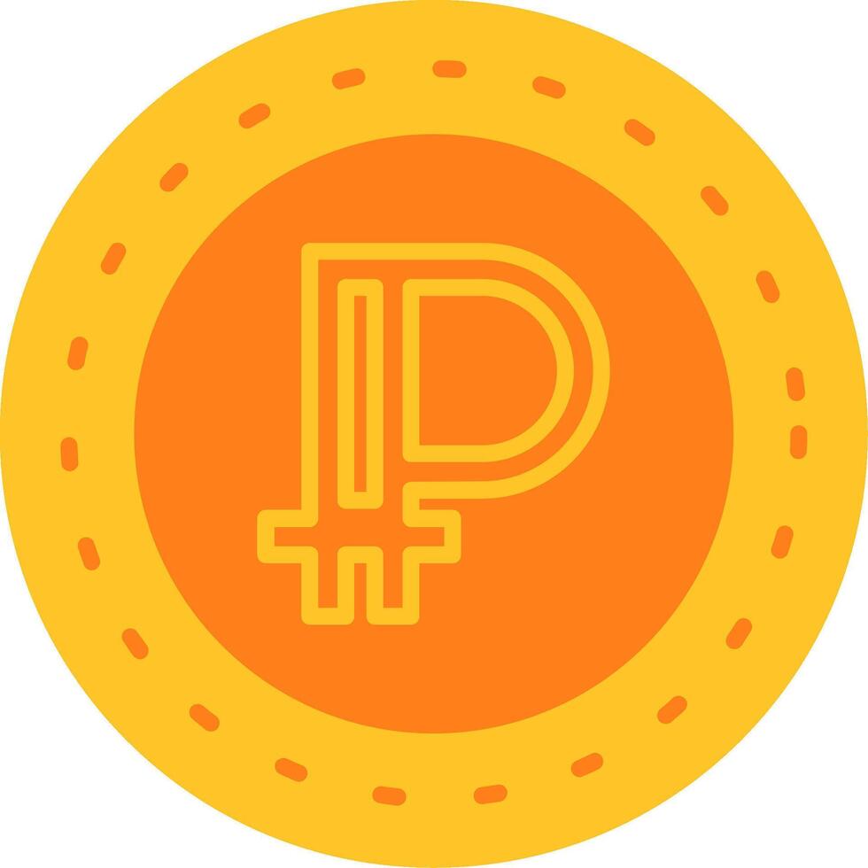 Peercoin Icon Design Symbol vector