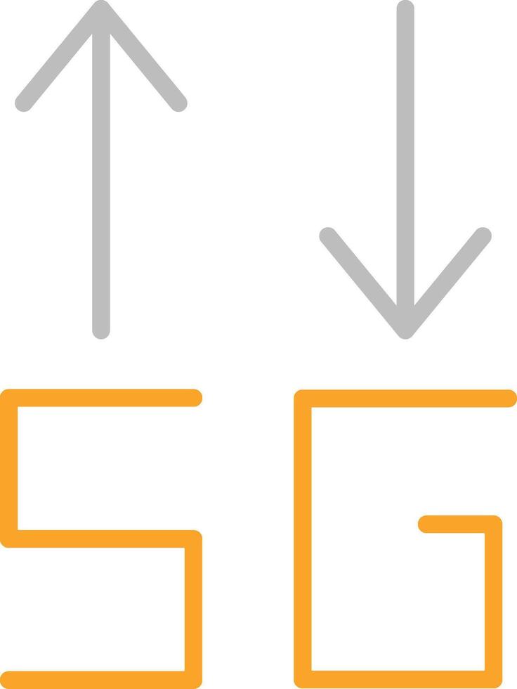 Bandwidth Icon Design Symbol vector