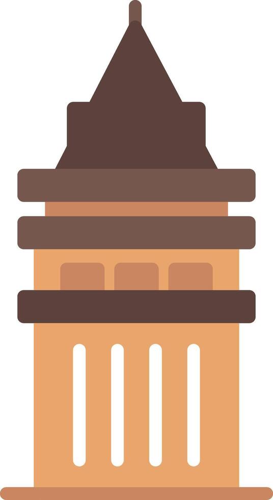 Galata Tower Icon Design Symbol vector