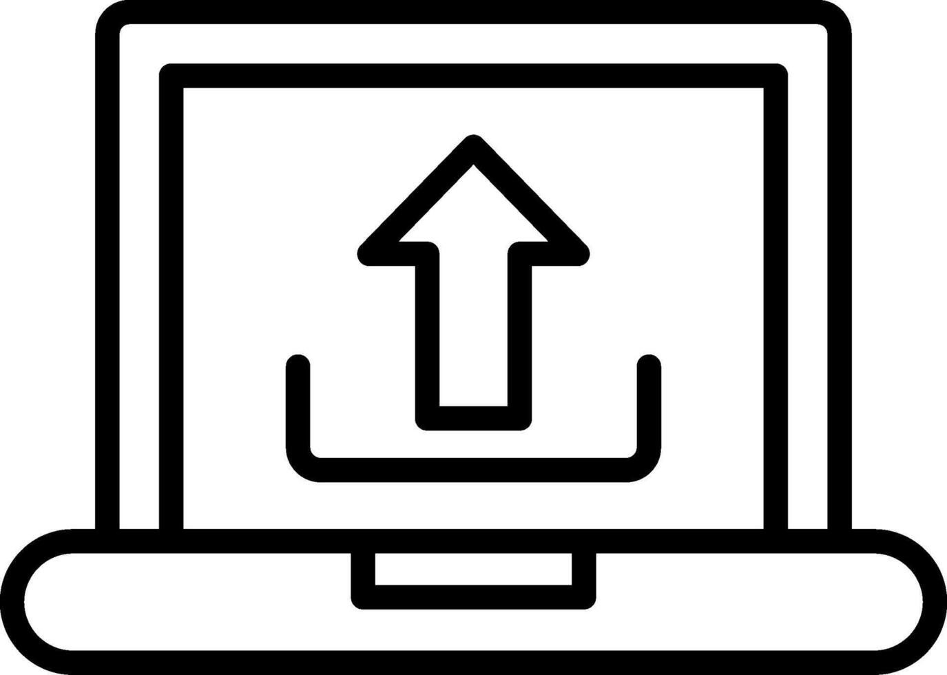 Upload Icon Design Symbol vector