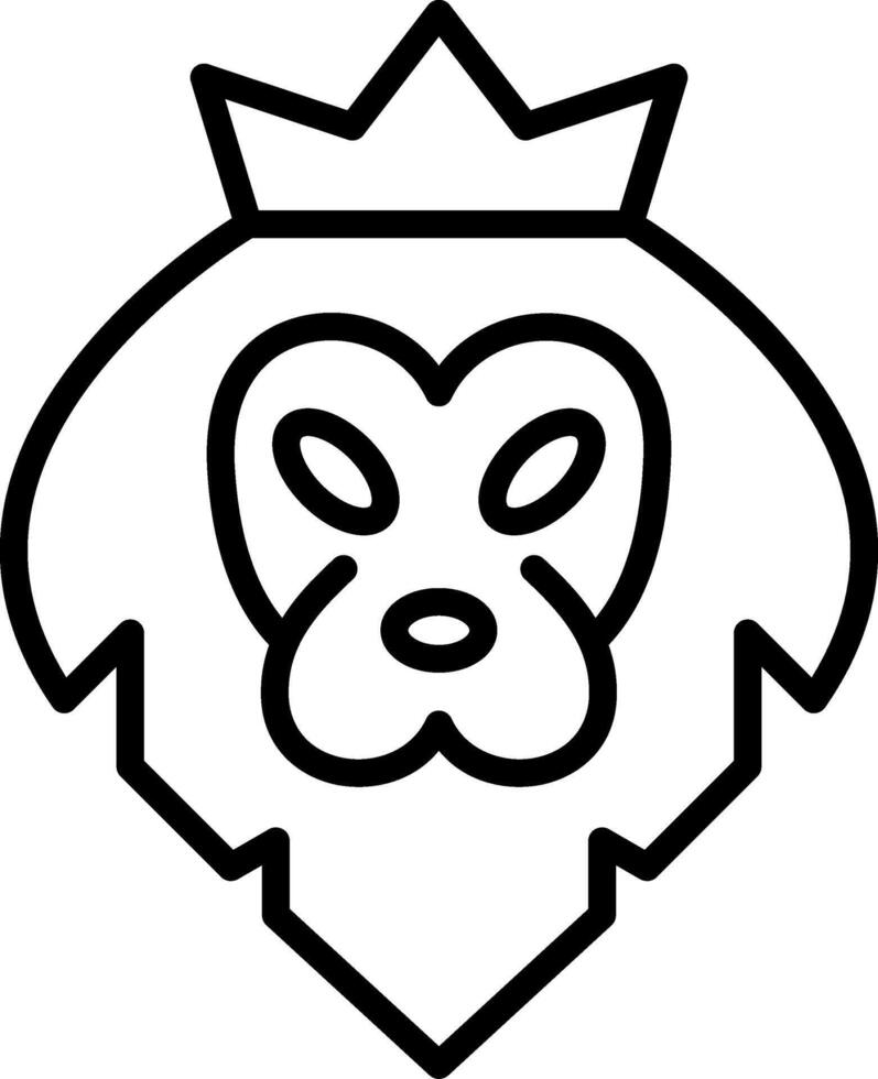 Lion Icon Design Symbol vector