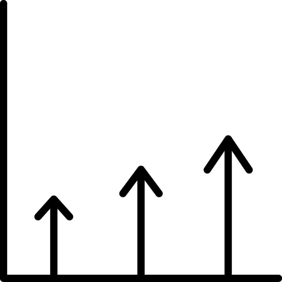 Increase Icon Design Symbol vector