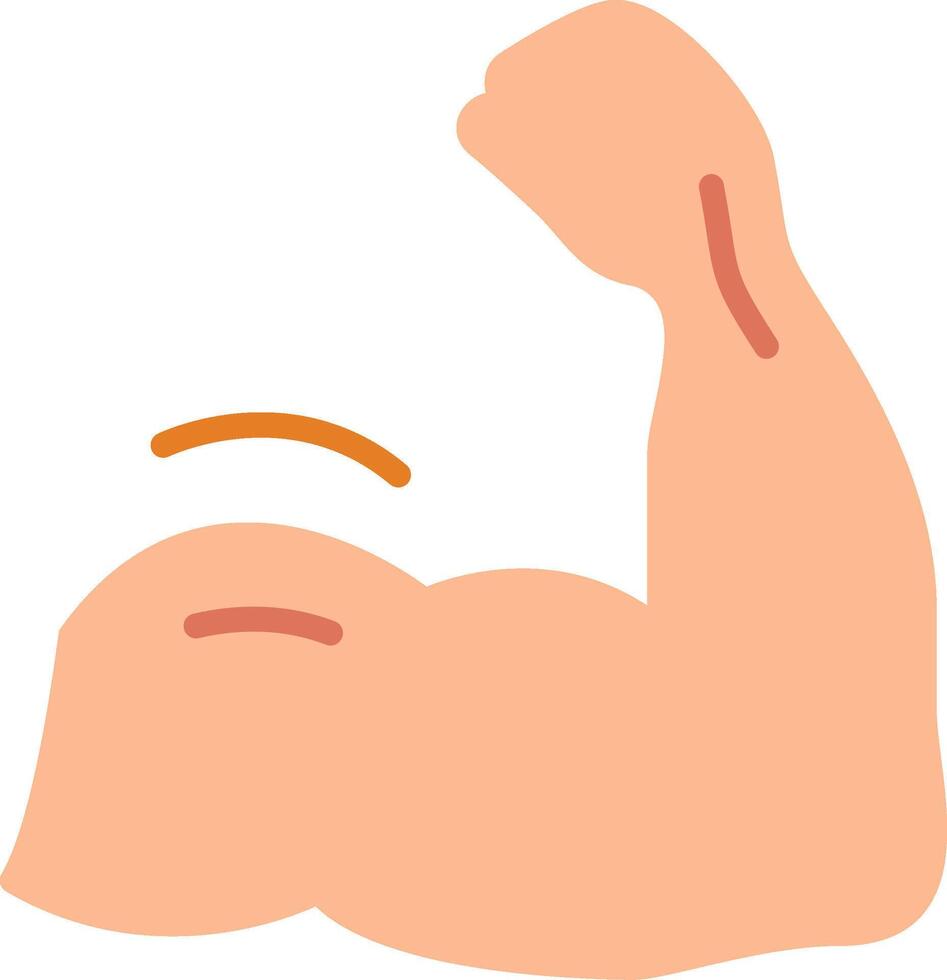 Arm Muscle Icon Design Symbol vector
