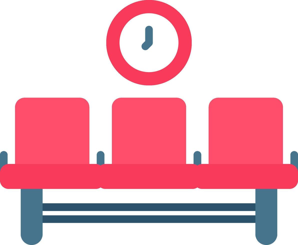 Waiting Area Icon Design Symbol vector